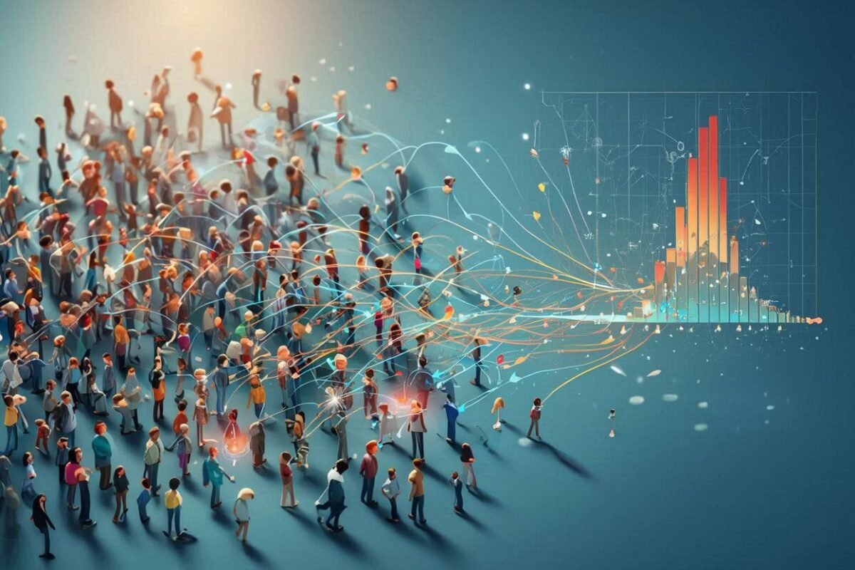 How Odds Emerge From Crowd Dynamics