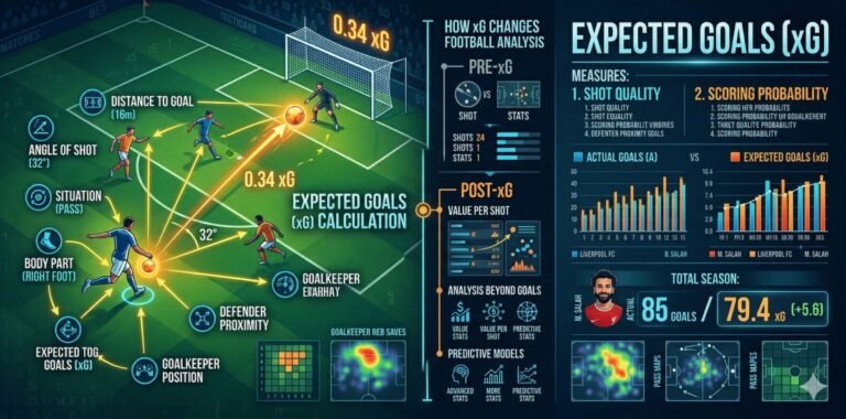 What Expected Goals (xG) Actually Measures — and How It Changes the Way Football Analysis Works