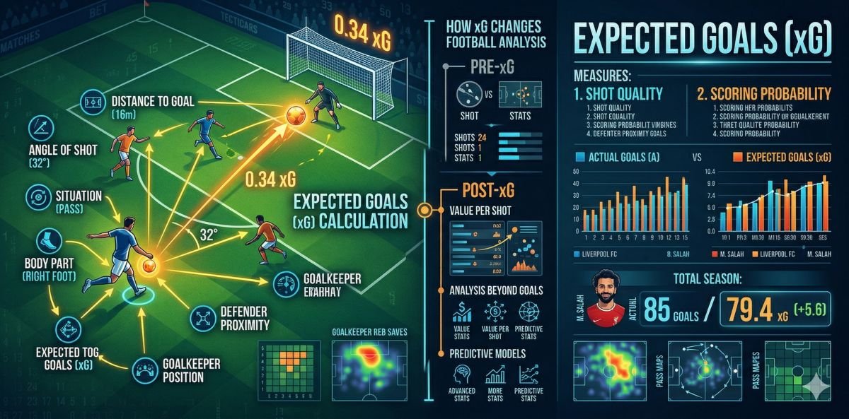 What Expected Goals (xG) Actually Measures — and How It Changes the Way Football Analysis Works