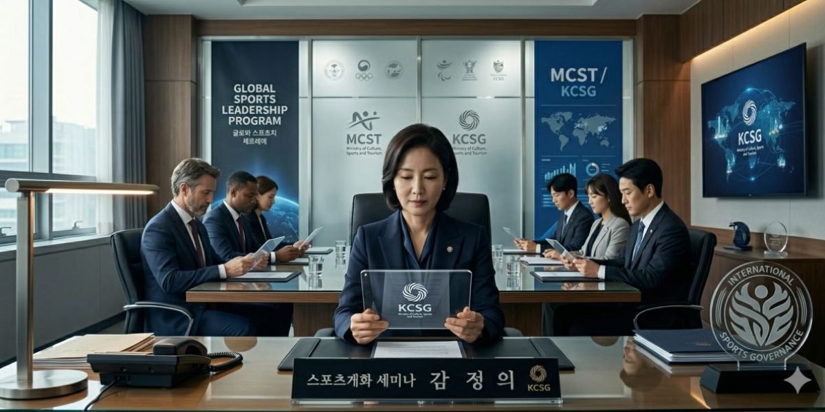 Korea's Ministry of Culture Is Launching a Global Sports Leadership Program — What It Reveals About How Korea Positions Athletes in International Governance