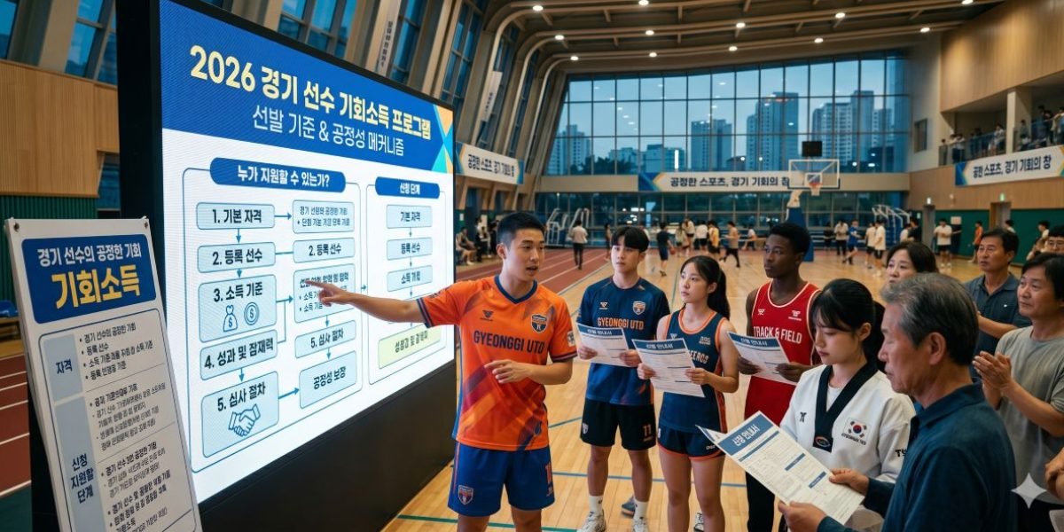 The Mechanics of Fairness Who Qualifies for Gyeonggi Province's 2026 Athletes' Opportunity Income Program